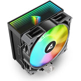Refroidisseur de processeur Sharkoon a40 RVB (noir, connecteur de ventilateur PWM à 4 broches)