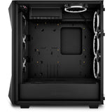 Boîtier tour midi Sharkoon rev300 (noir | 4x USB-A | 1x USB-C | RVB | verre trempé)