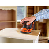 Pack tournevis Black+decker 18v + ponceuse excentrique 18v (noir orange)