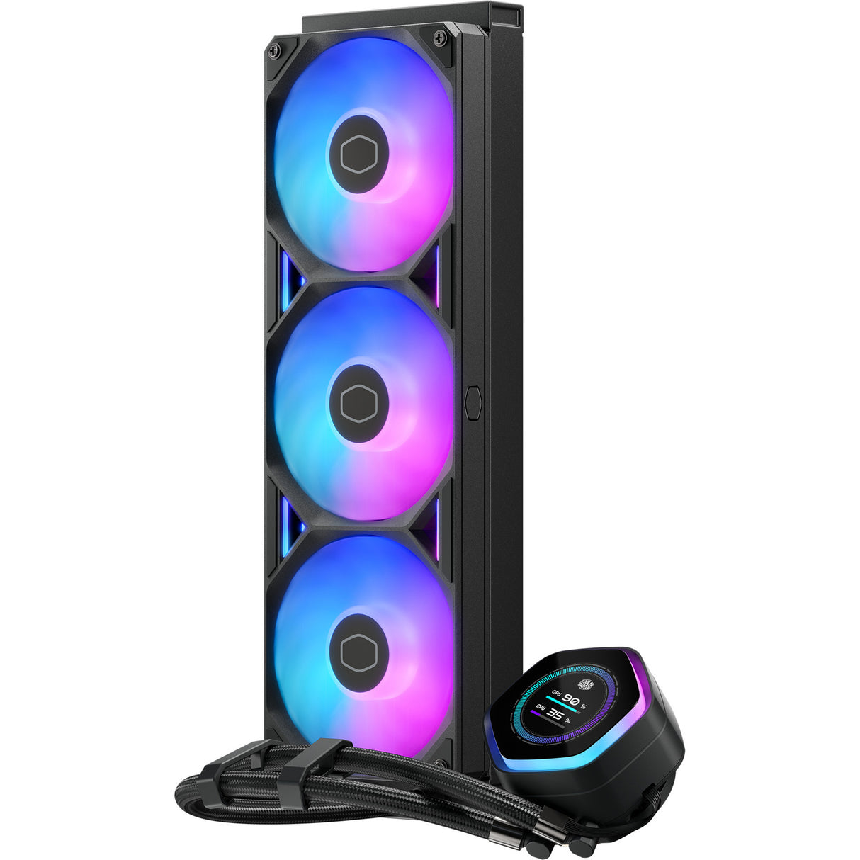 Cooler Master MasterLiquid 360 Atmos II LCD ARGB Refroidissement par eau (Noir)