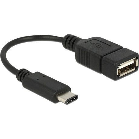 Delock Adaptateur USB-C 2.0 > USB-A (noir, 0,15 mètre)