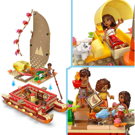 Lego Disney Princess 43270 Le canoë d'aventure de Vaiana