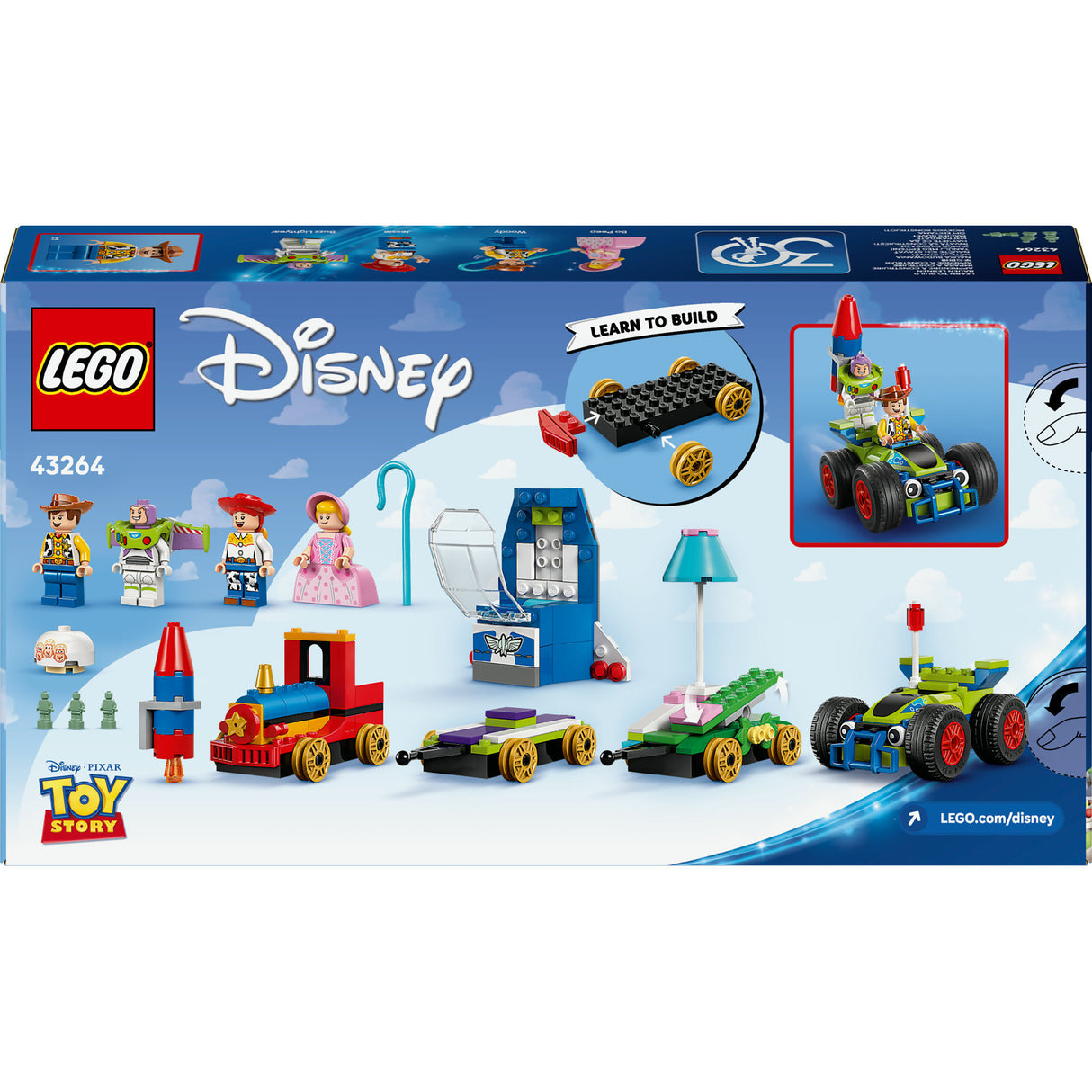 Lego Disney 43264 Toy Story Celebration Train Voiture RC