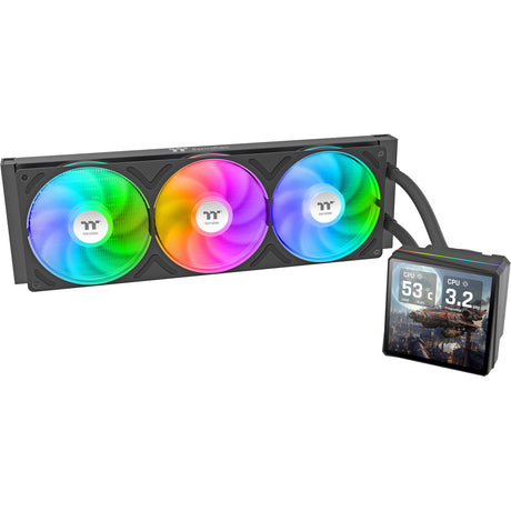 Thermaltake TH360 V3 Ultra ARGB Sync AIO Refroidisseur liquide Refroidissement par eau (Noir)