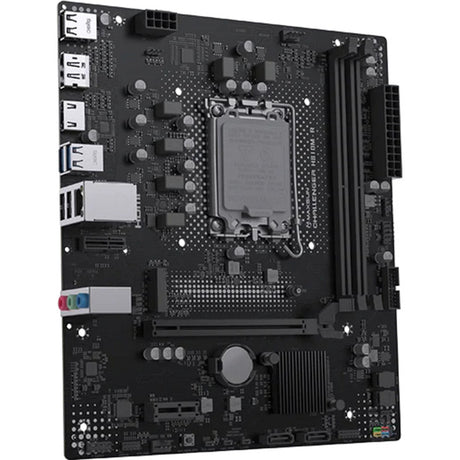 Maxsun ms-challenger h810m-r socket 1851 moederbord (zwart, gb-lan, sound, µatx)