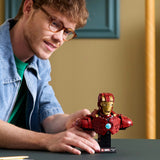 Lego super héros merveille 76327 buste d'iron man mk4