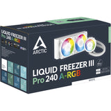 Refroidissement par eau Arctic Liquid Freezer III Pro 240 A-RGB (blanc, connecteur de ventilateur PWN à 4 broches)