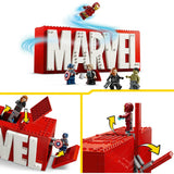 Lego super héros 76313 logo et figurines Marvel