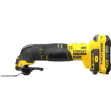 Outil multifonction Stanley fatmax v20 18v (jaune noir, étui, 2 batteries (2,0ah) et chargeur (2a) inclus)