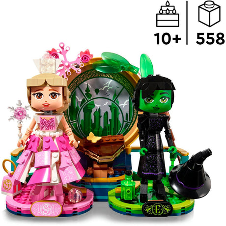Lego 75682 figurines méchantes Elphaba et Glinda