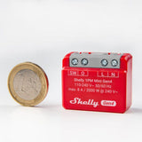 Shelly 1pm mini gen4 relais (rood, bluetooth 4.2, wi-fi)