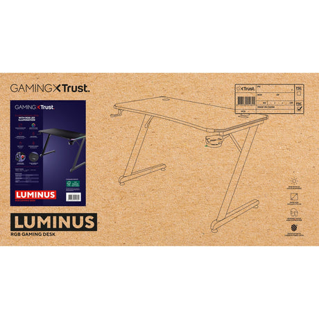 Bureau de jeu Trust GXT 709 Luminus RGB