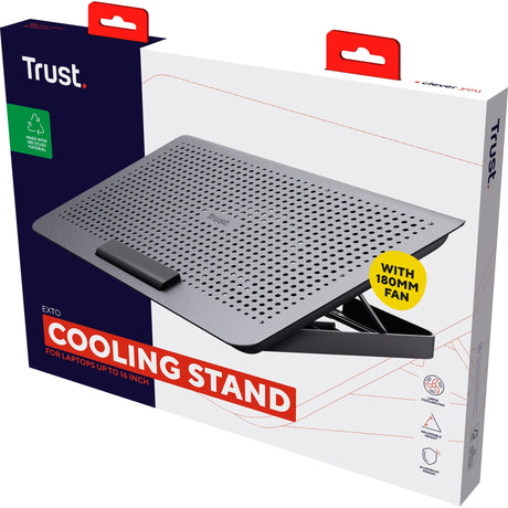 Trust exto support de refroidissement pour ordinateur portable refroidisseur d'ordinateur portable (gris)