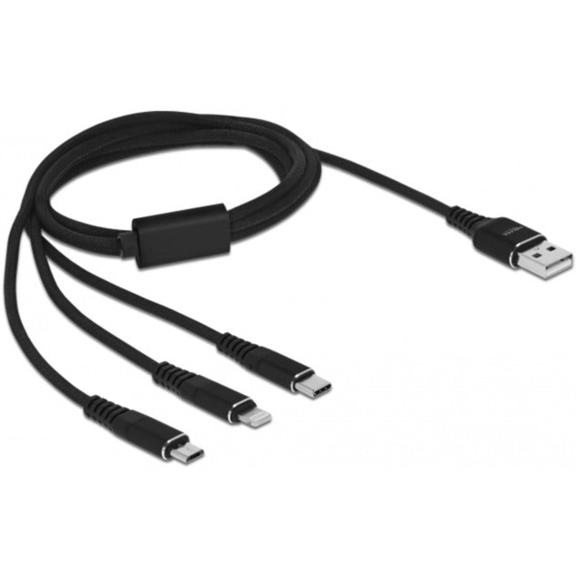 Câble de charge de Dellock USB 3 en 1 pour Lightning, Micro USB