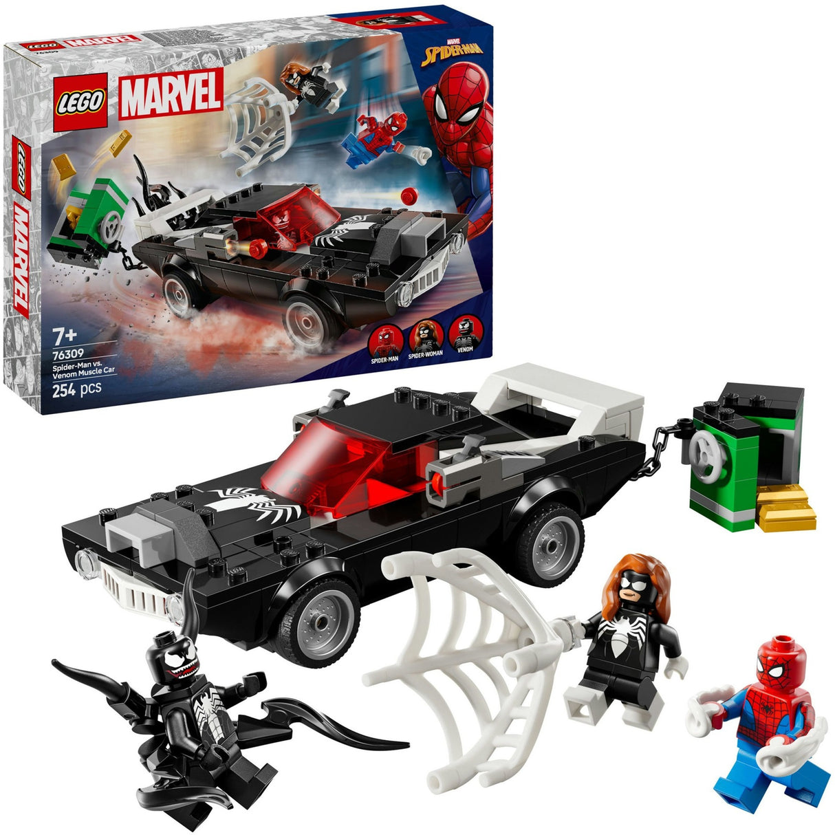 Lego® Marvel Spider-Man contre la voiture classique de Venom - 76309