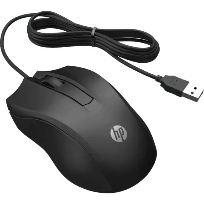 Souris Hp 100 (noire, 1600 dpi)
