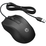 Souris Hp 100 (noire, 1600 dpi)