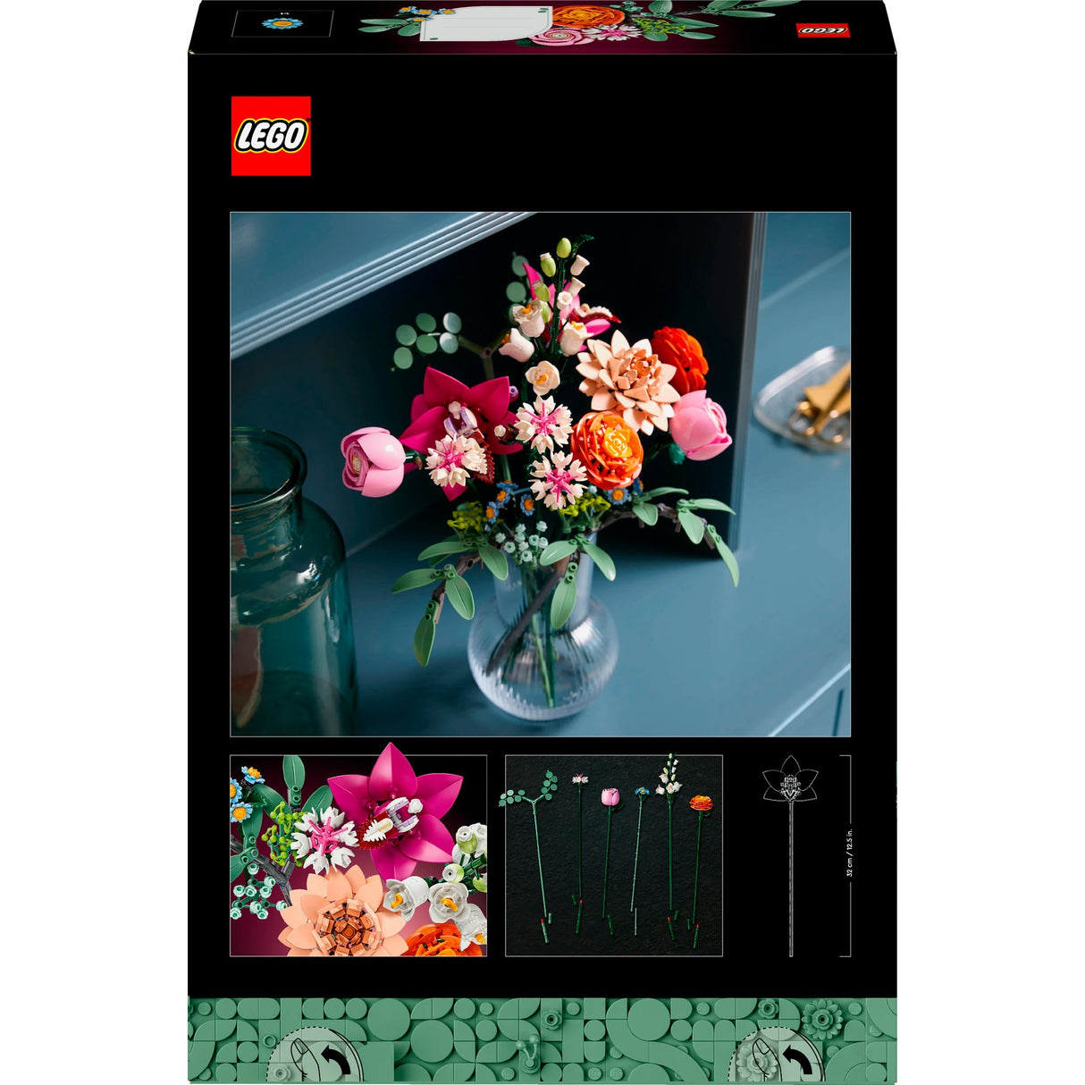 Lego botaniques 10342 bouquet rose