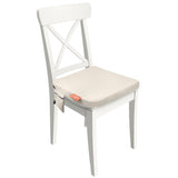 Cosy Jordan – coussin de siège chauffant sans fil à infrarouge pour l'extérieur, coussin chauffant (beige clair, batterie externe 10000 mah)
