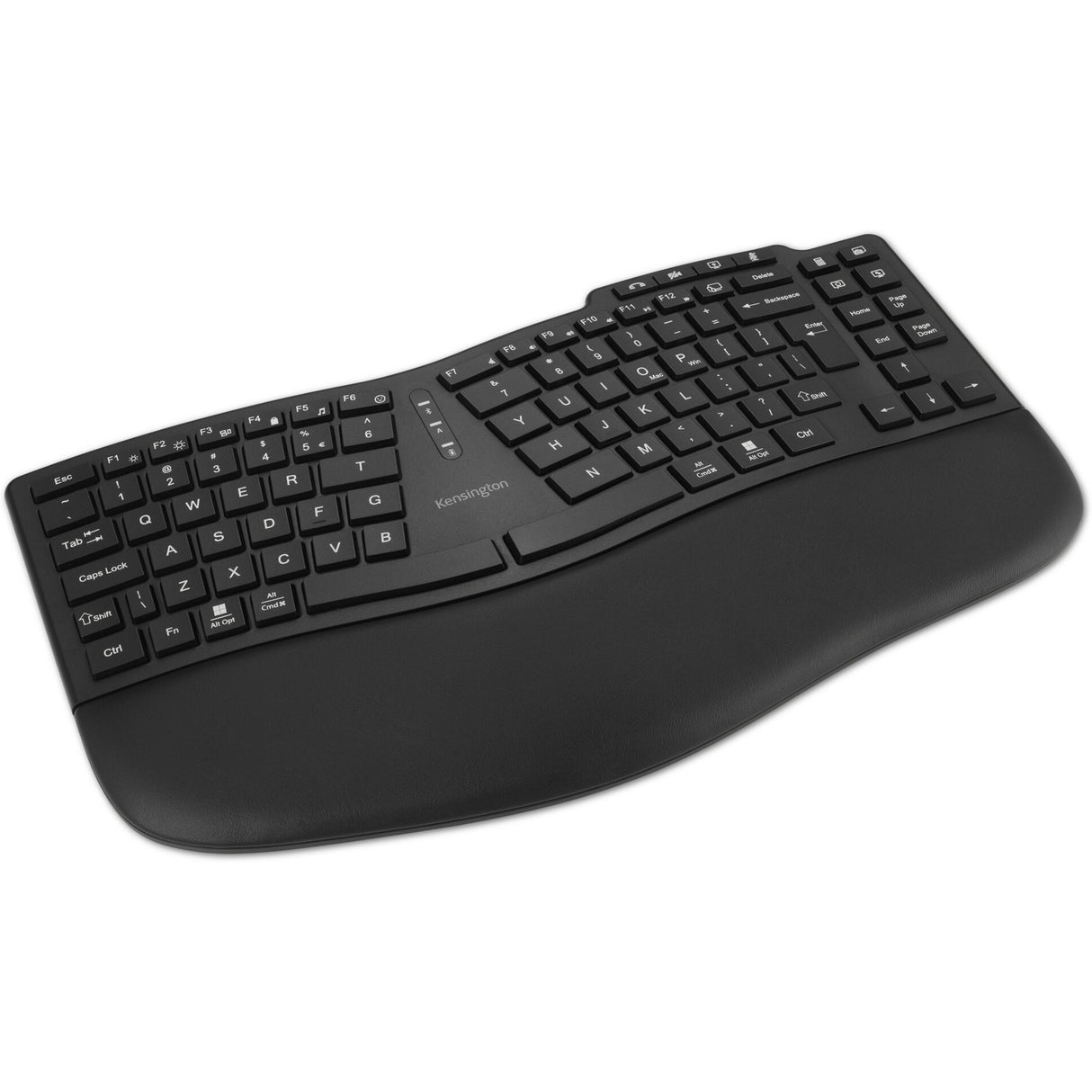 Kensington pro fit ergo kb675 eq tkl clavier rechargeable (noir, disposition ue (qwerty), membrane, 80% (tkl), bluetooth, 2.4 ghz)