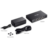 Tp-link omada es206gp switch (zwart, 4x poe+)