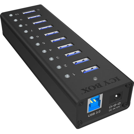 Icy box ib-ac6110 Hub USB (noir, 10x ports USB 3.0)