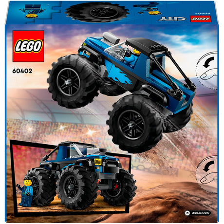 Le camion monstre Lego city bleu 60402