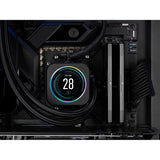 Corsair vengeance 32 gb ddr5-6000 (2x 16 gb) werkgeheugen (zwart, cmk32gx5m2d6000z38, xmp, expo)