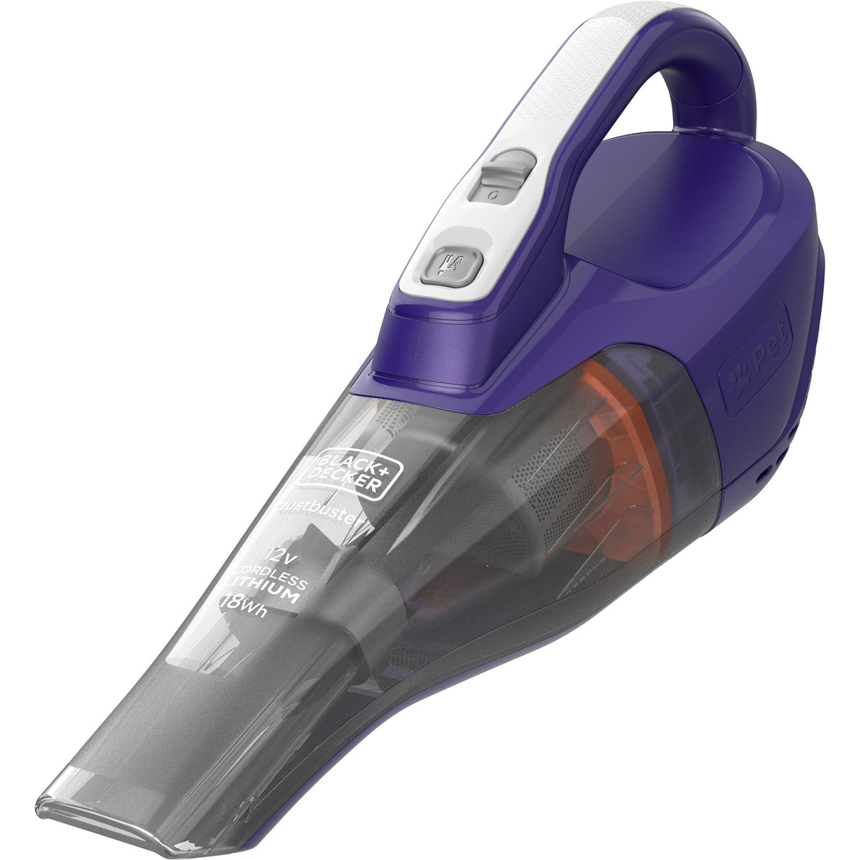 Aspirateur à main pour animaux de compagnie Black+decker dvb315jp 12v 1,5ah avec brosse pour animaux