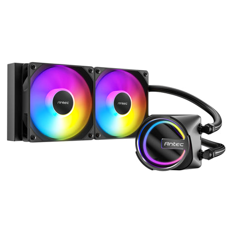 Refroidissement par eau Antec skeleton 240 argb (noir)