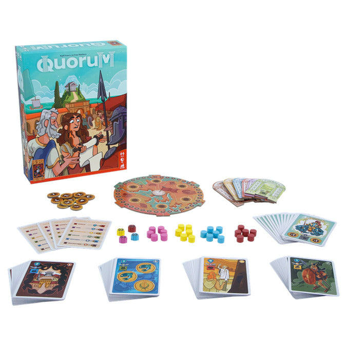 999games 999 games jeu de société quorum (néerlandais, 2 - 4 joueurs, 45 minutes, à partir de 14 ans)
