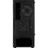 Boîtier tour midi Aerocool quantum mesh v3 (gris noir | 3x USB-A | RVB | fenêtre)