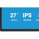 Moniteur Iiyama prolite xb2792hsu-b1 27 (noir (mat), HDMI, port d'affichage, 2x USB-A, USB-B, 120 Hz)