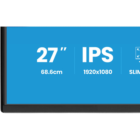 Moniteur Iiyama prolite xb2792hsu-b1 27 (noir (mat), HDMI, port d'affichage, 2x USB-A, USB-B, 120 Hz)