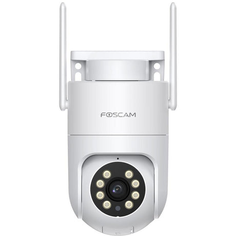 Foscam PD8, caméra de sécurité 4K 8MP double bande WiFi 6 PT (blanc)