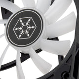 Silverstone air slimmer 90 argb ventilateur de boîtier (noir, 92 x 92 x 15 mm, pwm)