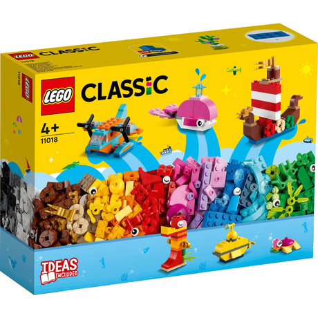 Lego classic - jouets de construction créatifs amusants en mer (11018)