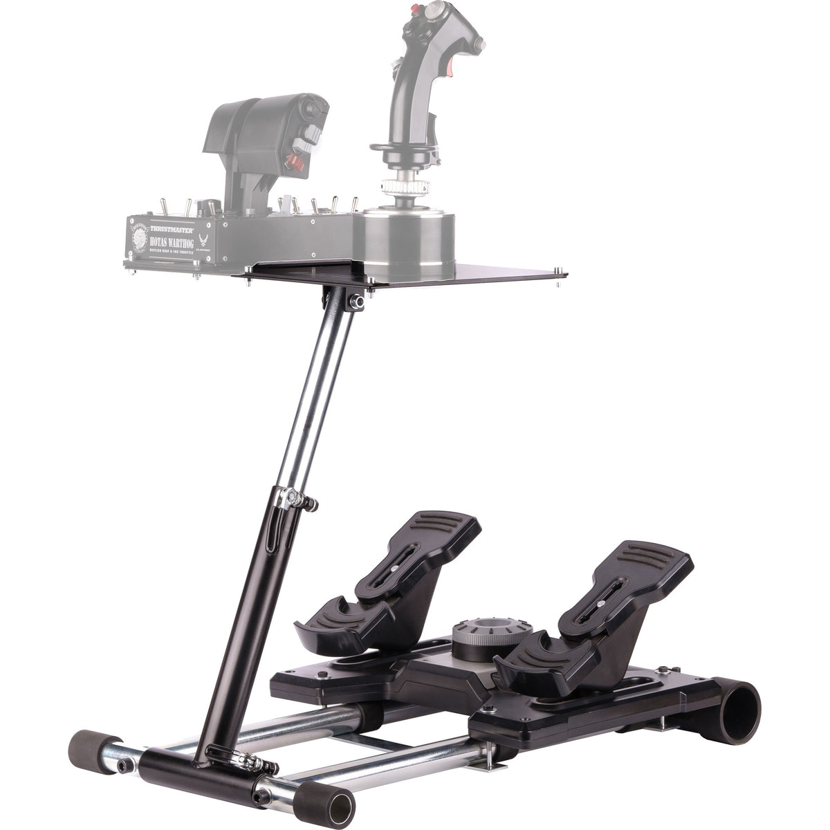 Support de roue pro deluxe v2 Thrustmaster Hotas Warth Holder (noir, pour Thrustmaster Hotas Warthog, saitek x-55, x52, pro et x65)