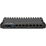 Routeur robuste Mikrotik rb5009 (rb5009upr+s+in) (noir, processeur marvell armada 7040, poe, sfp+)