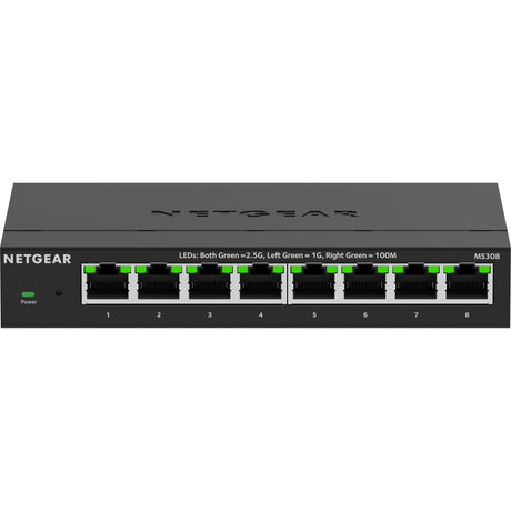 Switch non géré Ethernet multi-gigabit Netgear à 8 ports 2,5 G (noir, non géré)