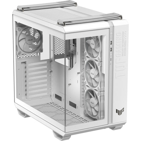 Asus tuf gaming gt502 horizon argb midi tower behuizing (wit | 3x usb-a | 1x usb-c | tempered glass)