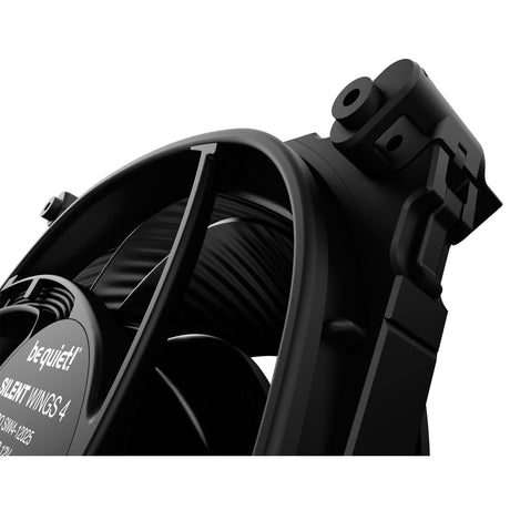 Soyez silencieux! Ventilateur de boîtier haute vitesse Silent Wings 4 PWM (noir, 120 x 120 x 25 mm)