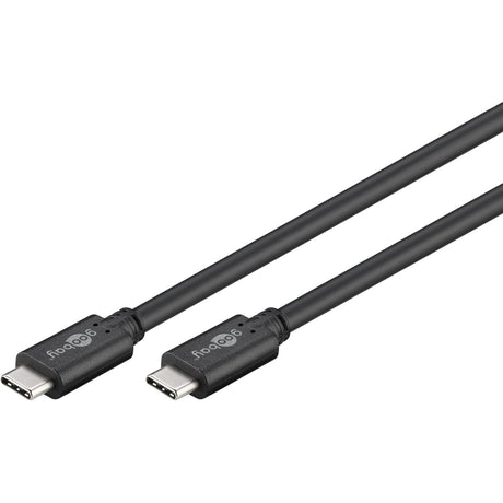 Câble USB-C super rapide Goobay Sync Charge (noir, 3 mètres)