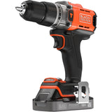 Tournevis Black+decker 18v + lot de scie sauteuse pendulaire 18v (noir orange)