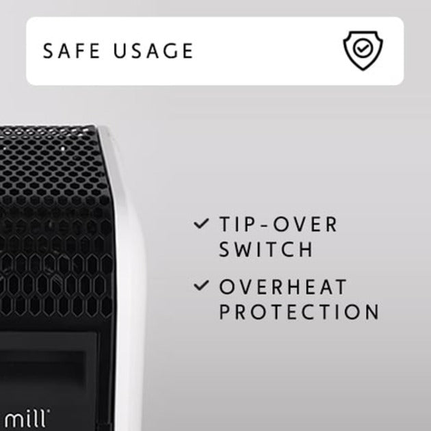 Mill sweet air wifi radiateur d'huile huile2000wifi3 noir