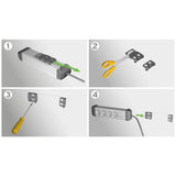 Brennenstuhl Socket Premium-Alu-Line 10 fois