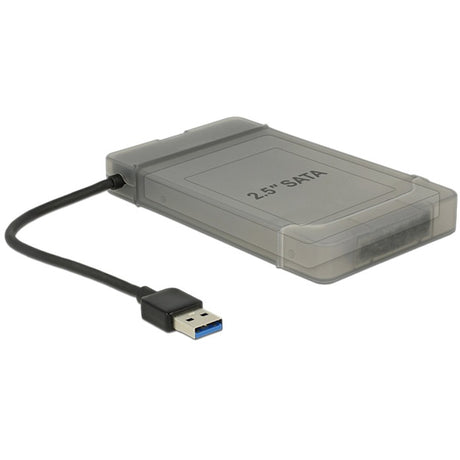 Delock Convertisseur USB-A 3.2 > Prise SATA 22 broches (noir, 0,15 mètres)