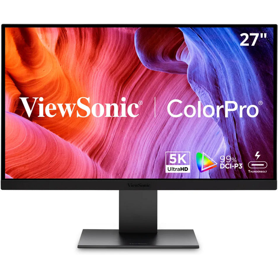 Moniteur UHD 27 4k compatible mac Viewsonic VP2788-5k (noir, 2x Thunderbolt 4, 1x HDMI, 1x Displayport, USB-A, USB-C)