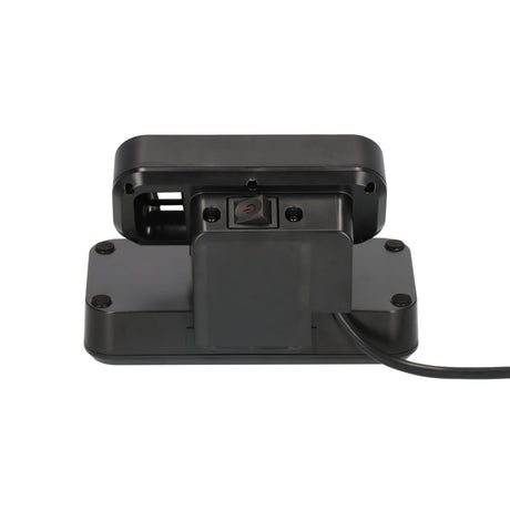 Prise duplex Brennerstuhl estilo avec prise interrupteur (argent noir, 2x emplacement pour modules Keystone)