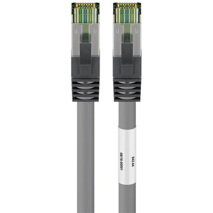 Câble réseau Goobay cat.8.1 s ftp (gris, 0,25 mètres)